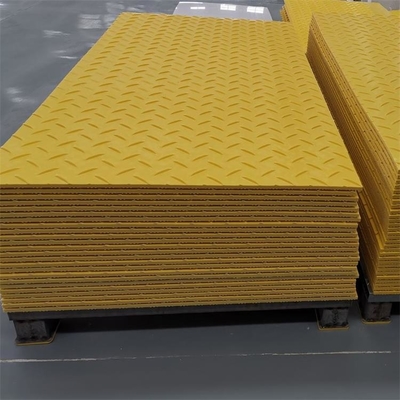 HDPE 2*8ft προσωρινά χαλιά οδικής πρόσβασης φύλλων επίγειας προστασίας για την κατασκευή