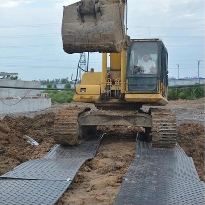 HDPE πινάκων επίγειας προστασίας 4x8ft πλαστικά χαλιά διαδρομής για βαρέων καθηκόντων