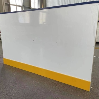 4x8 HDPE ποδιών φορητός πλαστικός πίνακας Dasher αιθουσών παγοδρομίας πυροβολισμού χόκεϋ εμποδίων αιθουσών παγοδρομίας πάγου