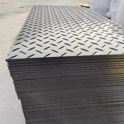 HDPE επίγειας προστασίας οδικό χαλί διαδρομής κατασκευής χαλιών προσωρινό βαρέων καθηκόντων