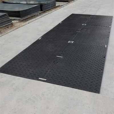 HDPE προσωρινό Matting 2x4ft μονοπατιών πλαστικός Matting εγκαταστάσεων γεώτρησης χαλιών εκσκαφέων πίνακας