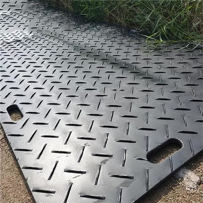 HDPE χαλιών επίγειας προστασίας 4X8ft αντιολισθητικά ελαφριά πλαστικά προσωρινά χαλιά ελών