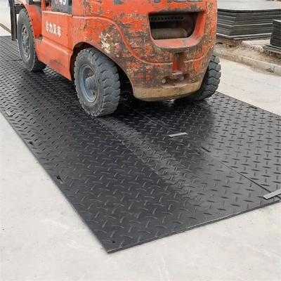 HDPE επίγειας προστασίας οδικό χαλί διαδρομής κατασκευής χαλιών προσωρινό βαρέων καθηκόντων