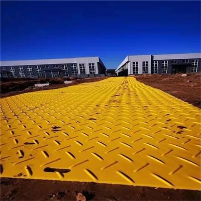 HDPE λάσπης αντι αντίκτυπου βαρέων καθηκόντων επίγειο πλαστικό προσωρινό για τους πεζούς χαλί δαπέδων
