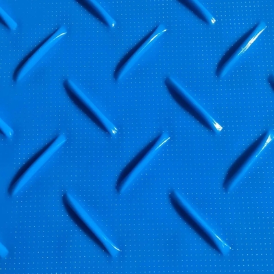 HDPE 2×8ft προσωρινά μπλε πλαστικά χαλιά εγκαταστάσεων γεώτρησης ελών για τα βαρέων καθηκόντων οδικά χαλιά