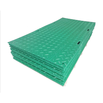 Πράσινα σύνθετα HDPE φορτηγών υποστήριξης χαλιά κατασκευής επίγειας προστασίας βαριά