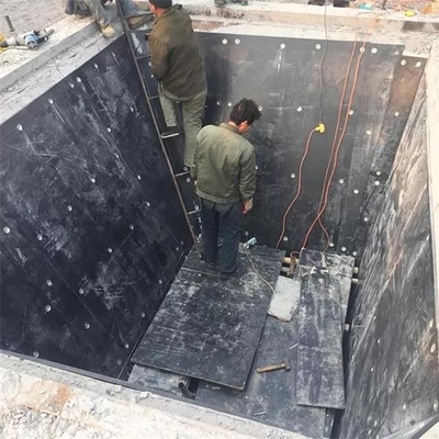 Μαύρο φύλλο πολυαιθυλενίου μη ραβδιών συνήθειας φύλλων επένδυσης αποθηκών άνθρακα UHMWPE