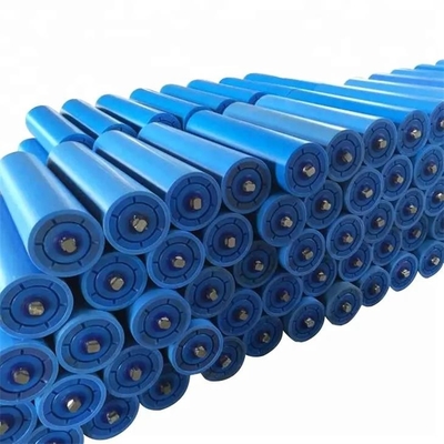 4 HDPE πολυμερών σωλήνων ίντσας πλαστικοί πιό μη απασχόλησης κύλινδροι κατάρτισης μεταφορέων αντίκτυπου