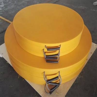 Ανθεκτική ένδυση - ανθεκτικά στρογγυλά HDPE πλαστικά μαξιλάρια υποστήριξης ποδιών ζυγοστατών χαλιών φορτηγών