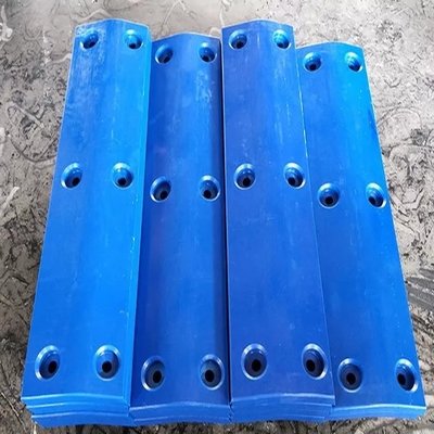 Μπλε σύνθετα UHMWPE κιγκλιδώματα αψίδων λιμένων κυττάρων ανοικτά για τα λαστιχένια θαλάσσια κιγκλιδώματα